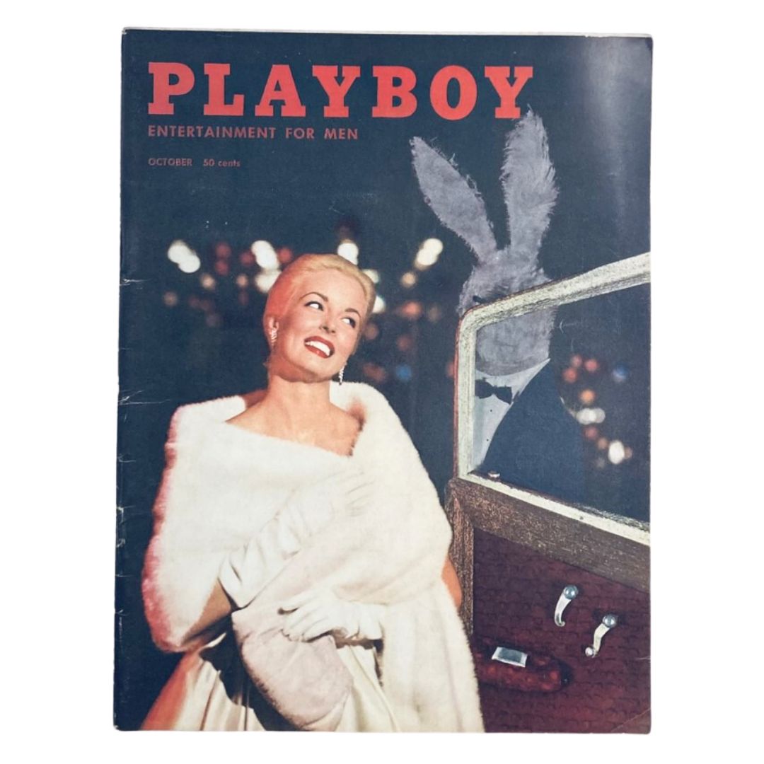Playboy Magazine October 1957 Colleen Farrington w Centerfold No Label