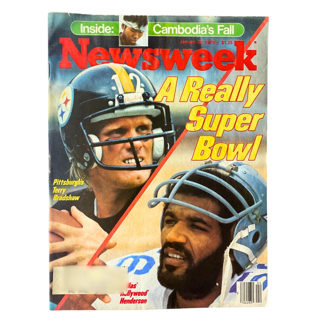 Vintage Newsweek Magazine January 22 1979 Terry Bradshaw & Hollywood Henderson