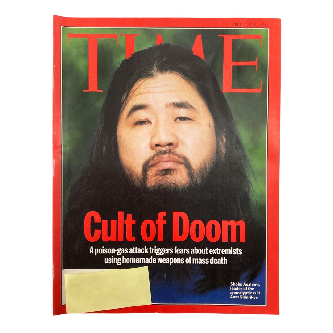 Time Magazine April 3 1995 Shoko Asahara Leader of the Cult Aum Shinrikyo
