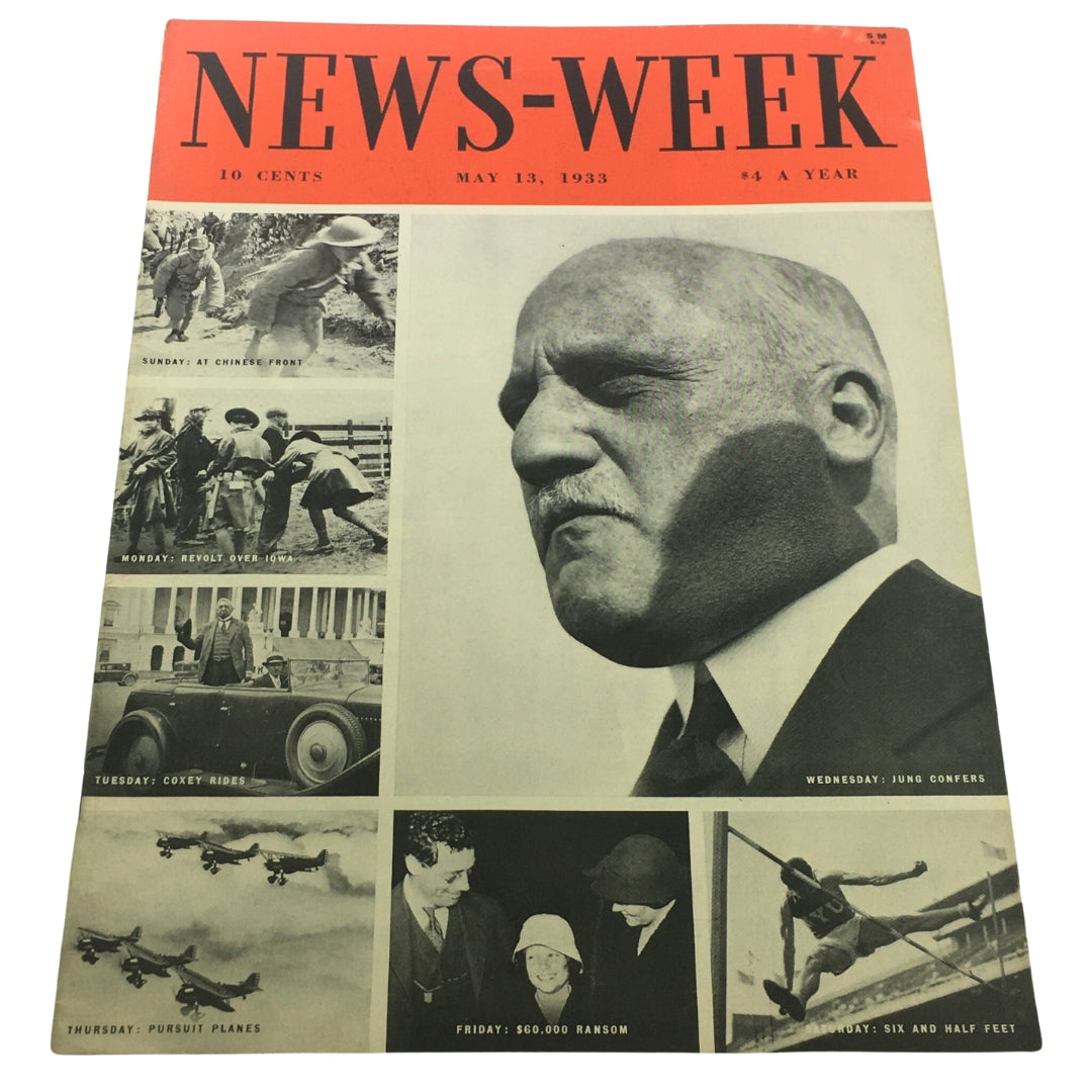 News-Week Magazine: May 13 1933 - Coxey Rides / Jung Confers / Chinese Front