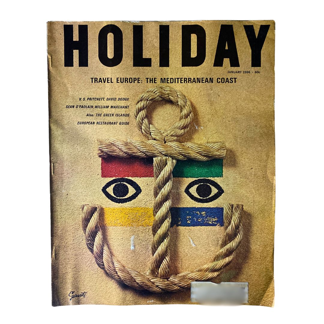Holiday Magazine January 1966 Vol 39 No. 1 The Mediterranean Europe