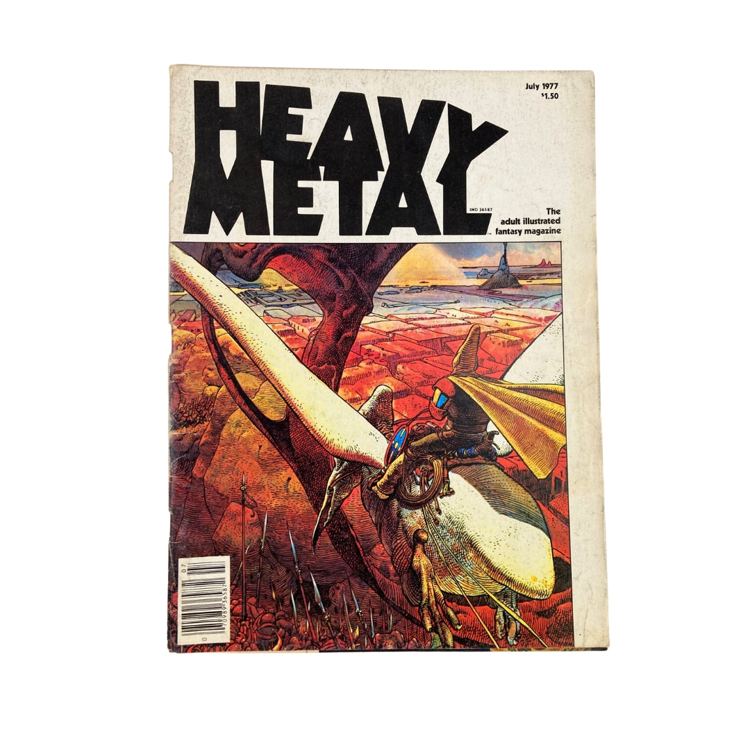 Heavy Metal Magazine July 1977 Crossroads of the Universe No Label