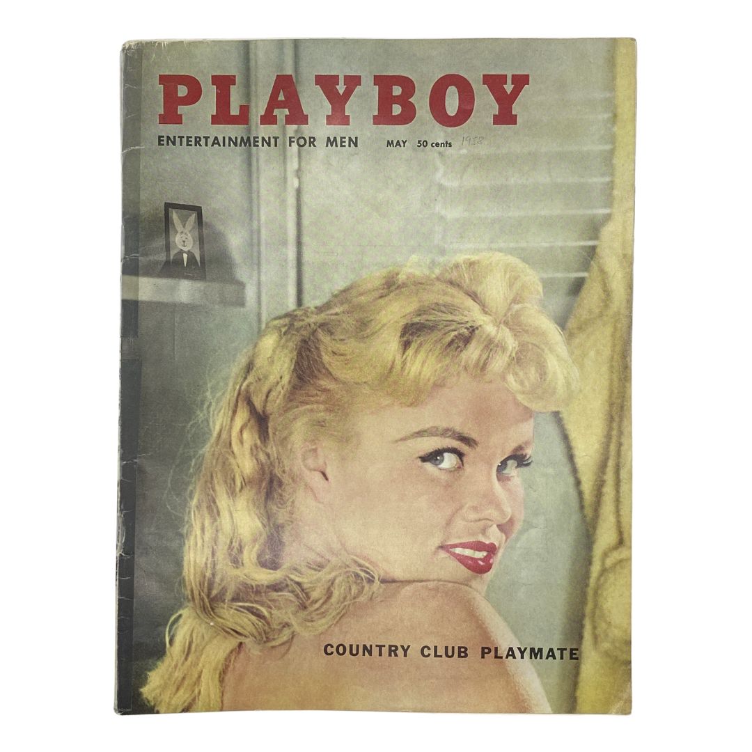 Vintage Playboy Magazine May 1958 Playmate Lari Laine w Centerfold No Label
