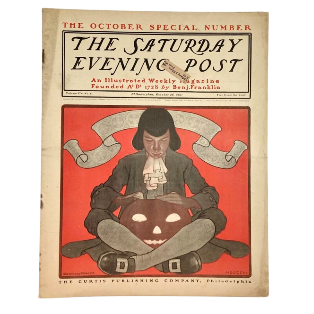 Cover of The Saturday Evening Post, October 26, 1901, featuring an illustrated cover for the October special edition