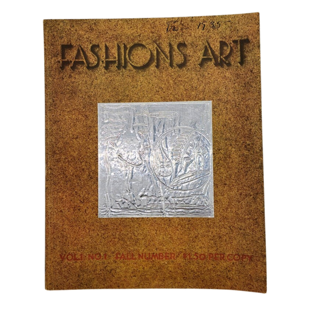 Fashions Art Magazine Fall 1934 Vol 1 No. 1 Madame Lanvin Lady of Fashion
