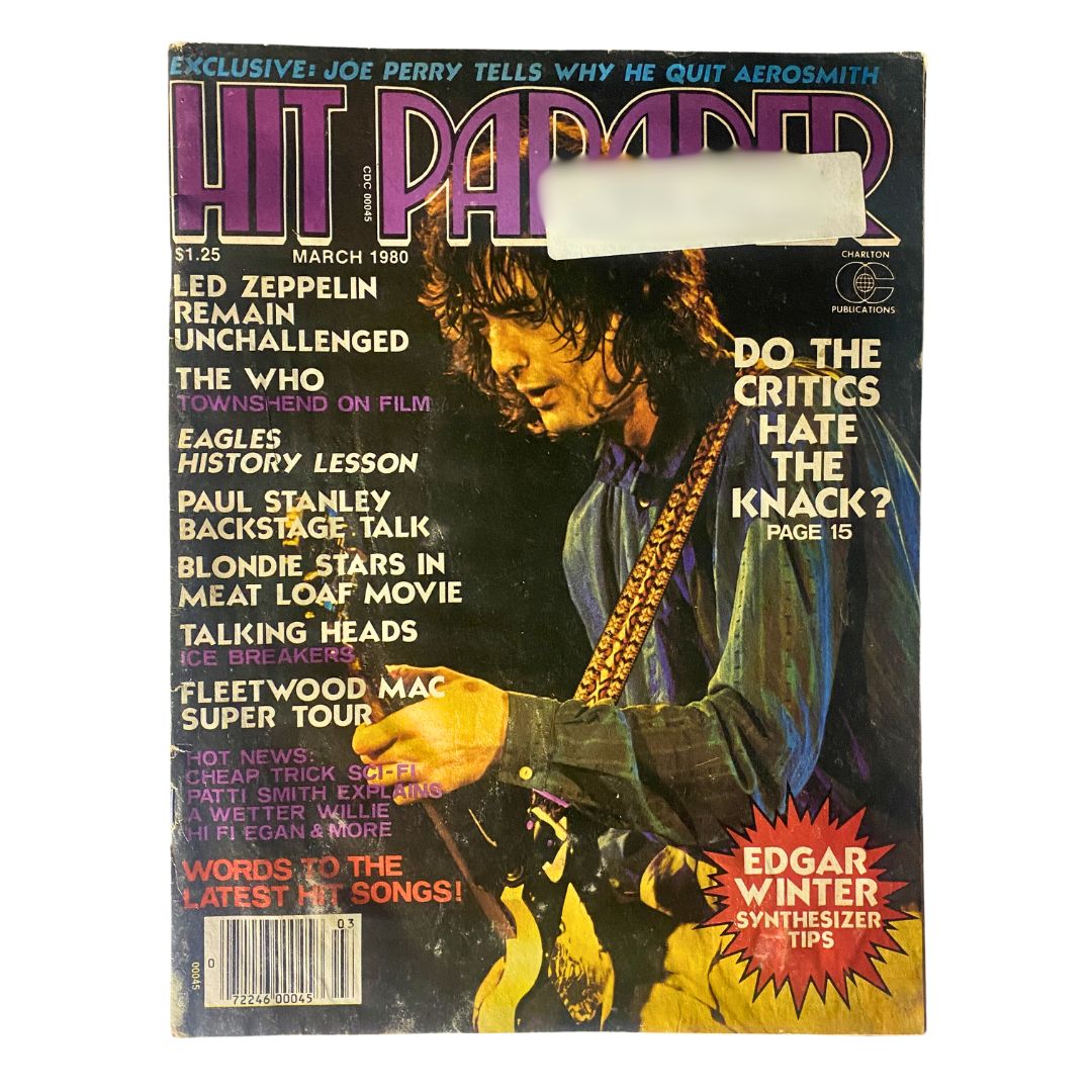 Hit Parader Magazine March 1980