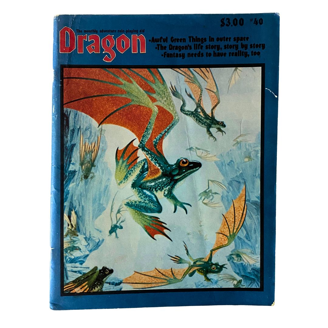 Dragon Magazine August 1980 #40 The Dragon's Life Story