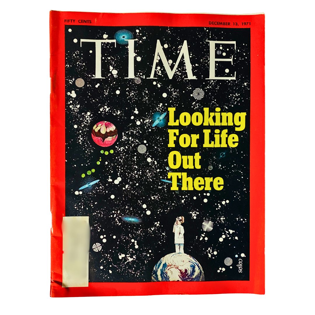Vintage Time Magazine December 13 1971 Looking for Life Out There