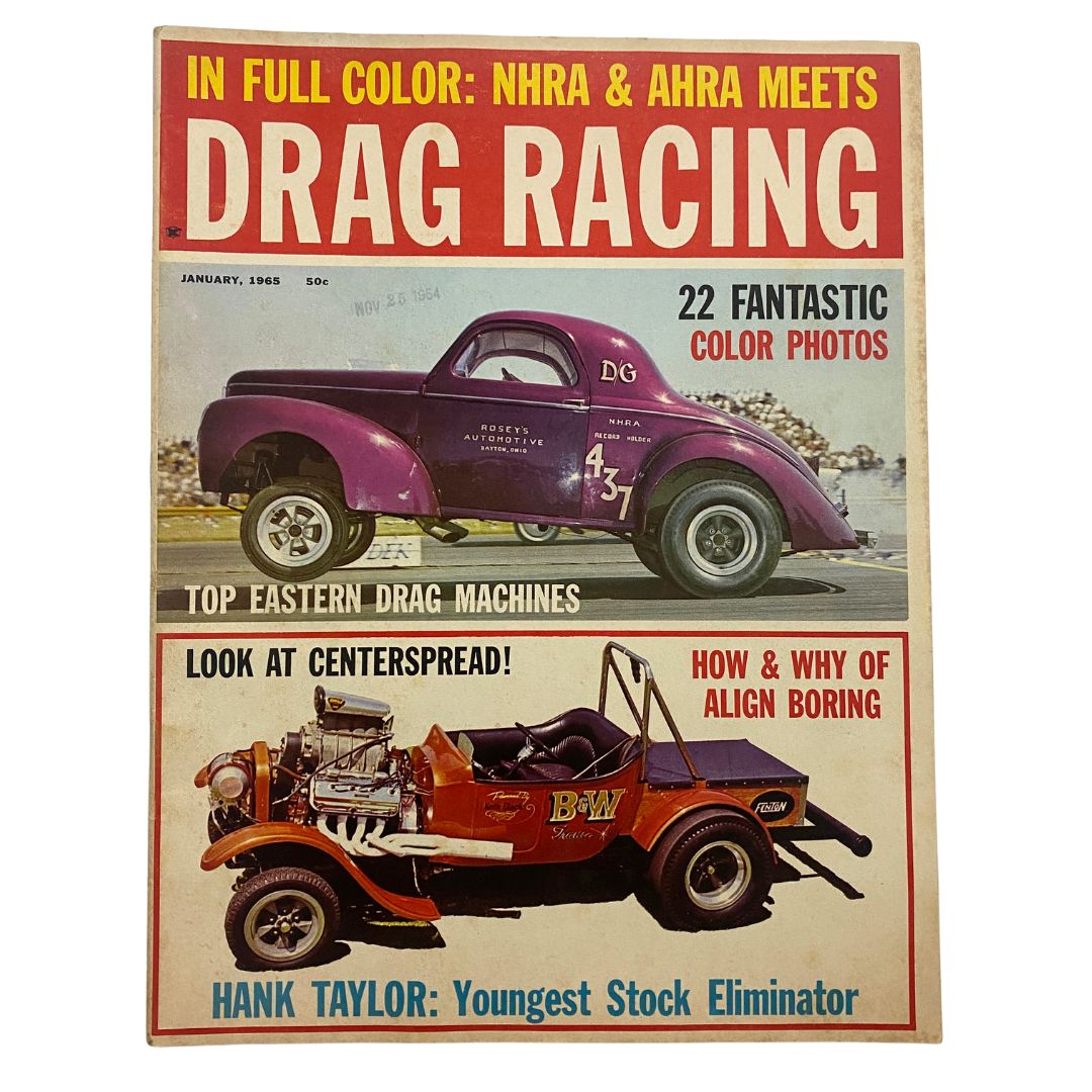January 1965 Drag Racing Magazine