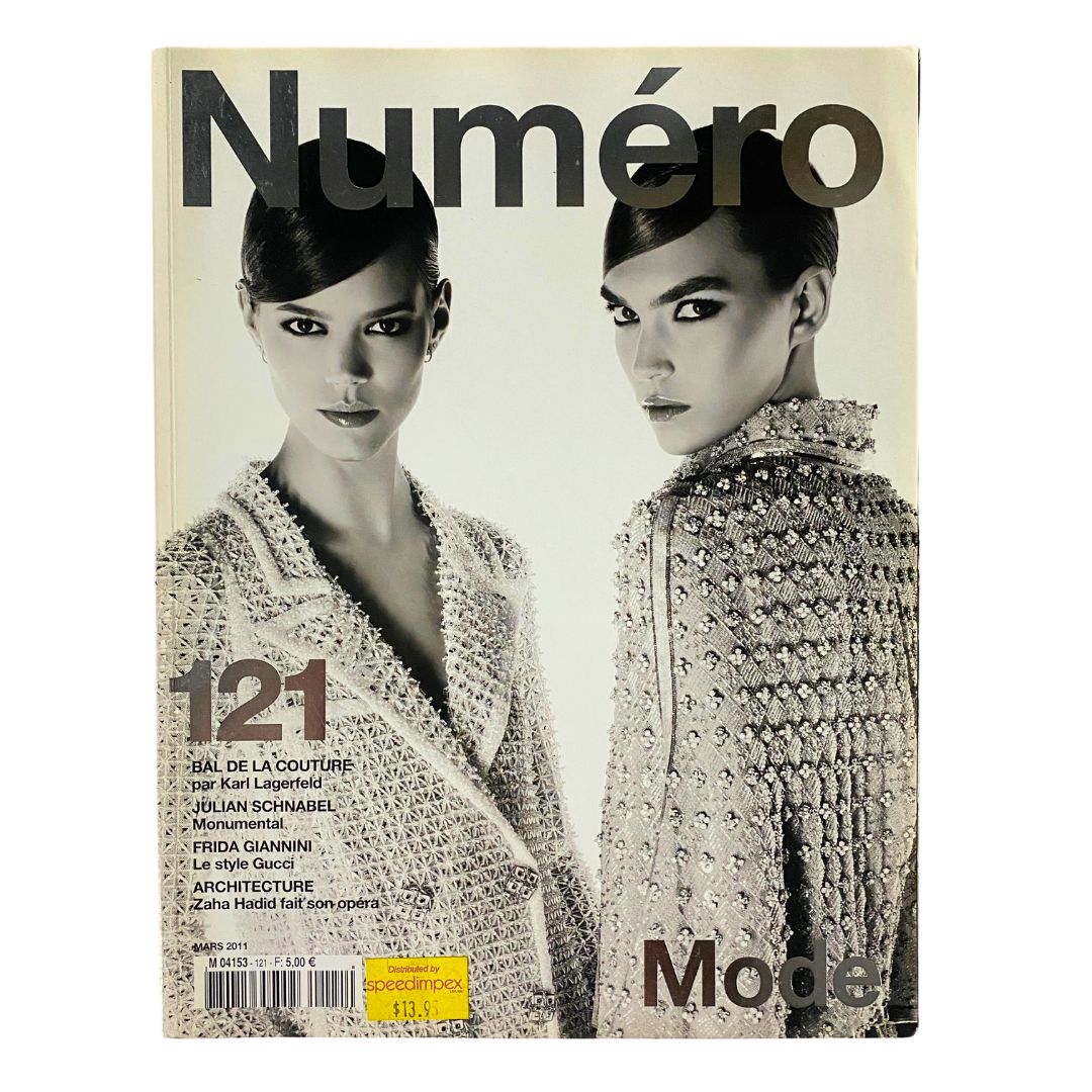Numéro Magazine March 2011 Freja Beha Erichsen & Arizona Muse No Label VG
