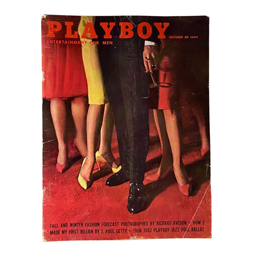VTG Playboy Magazine October 1961 featuring stunning Dianne Danford, showcasing vibrant vintage fashion and iconic design.