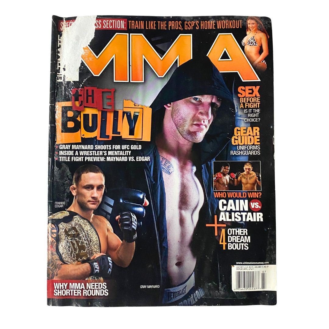 Ultimate MMA Magazine July 2011 Gray Maynard, Frankie Edgar No Label GD Interior
