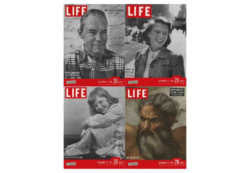 Life Magazine Lot of 4 Full Month of December 1949 5, 12, 19, 26