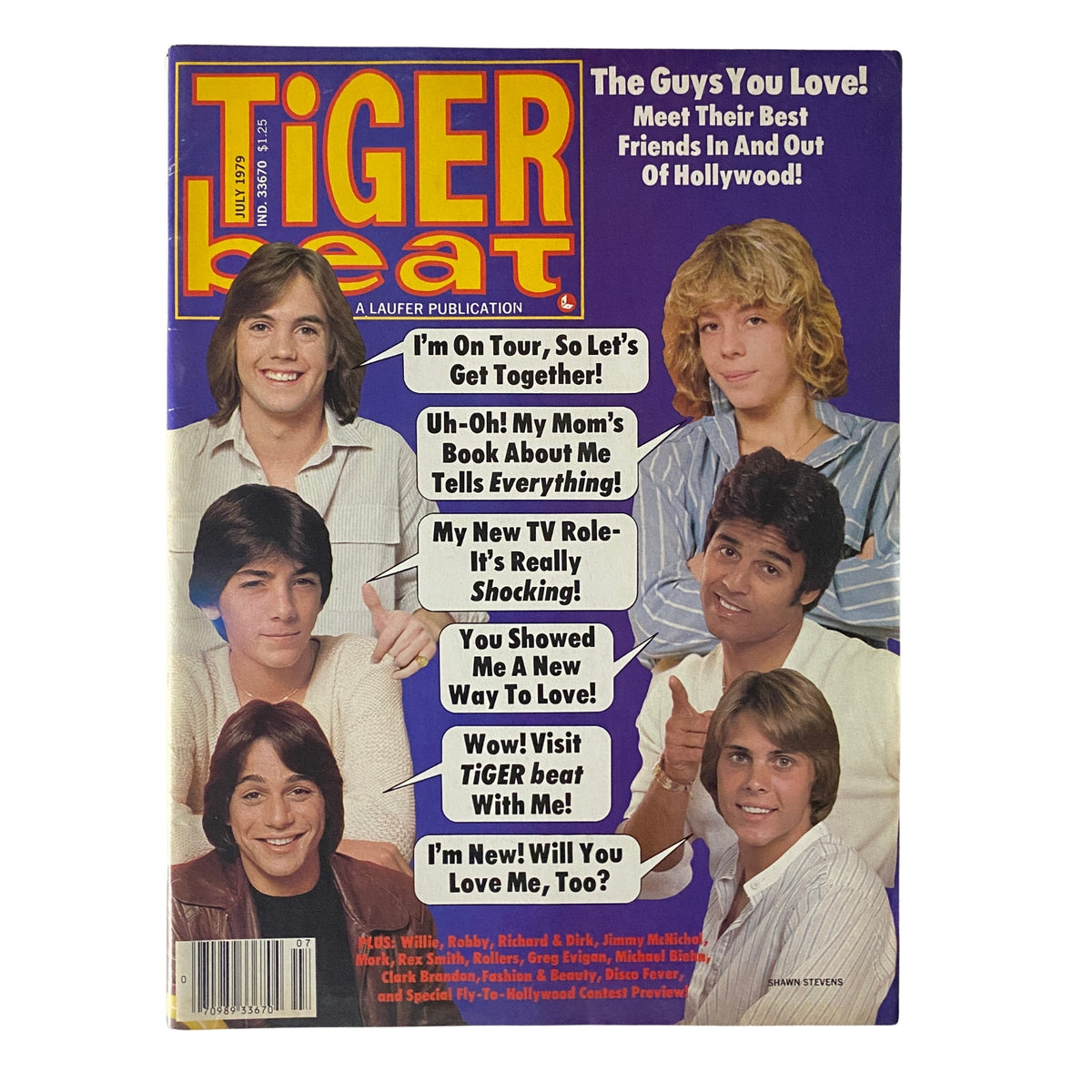 Tiger Beat Magazine July 1979 Erik Estrada, Scott Baio Cover w Pinups No Label