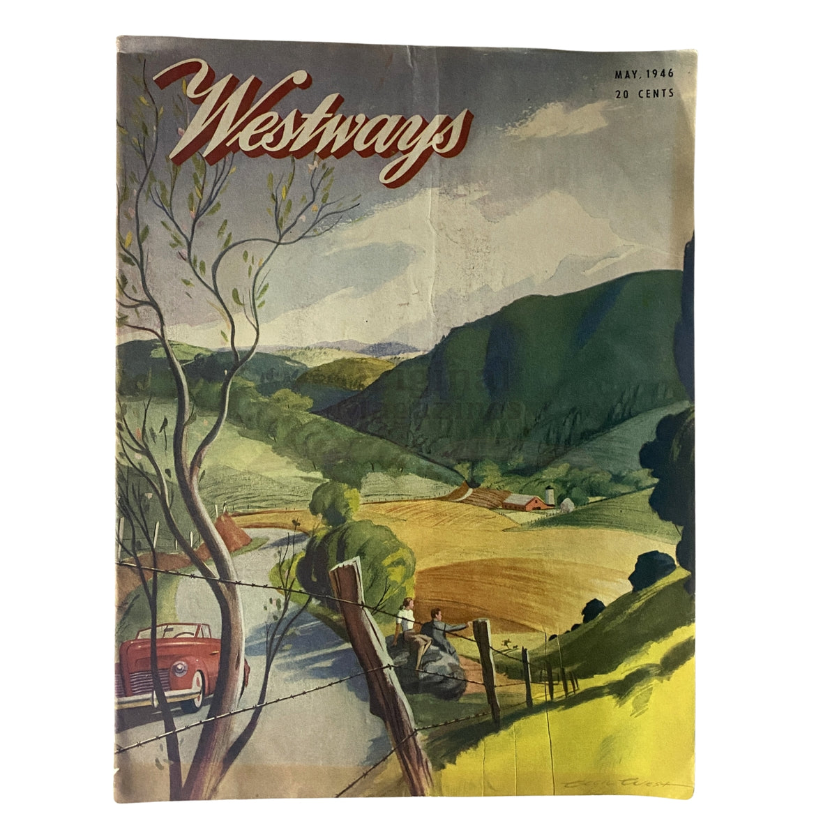 Westways Magazine May 1946 Rocky Mountain Rain Barrel No Label