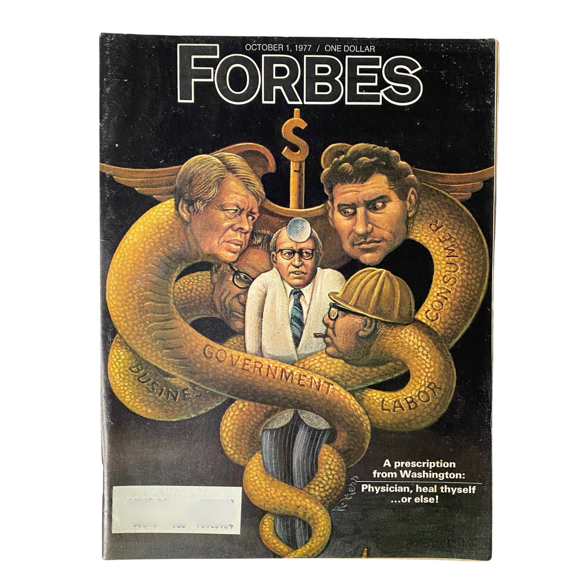 Forbes Magazine October 1, 1977 The Doctors' Time of Troubles