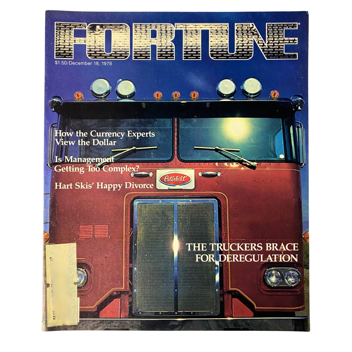 Fortune Magazine December 18, 1978 The Truckers Brace Deregulation VG