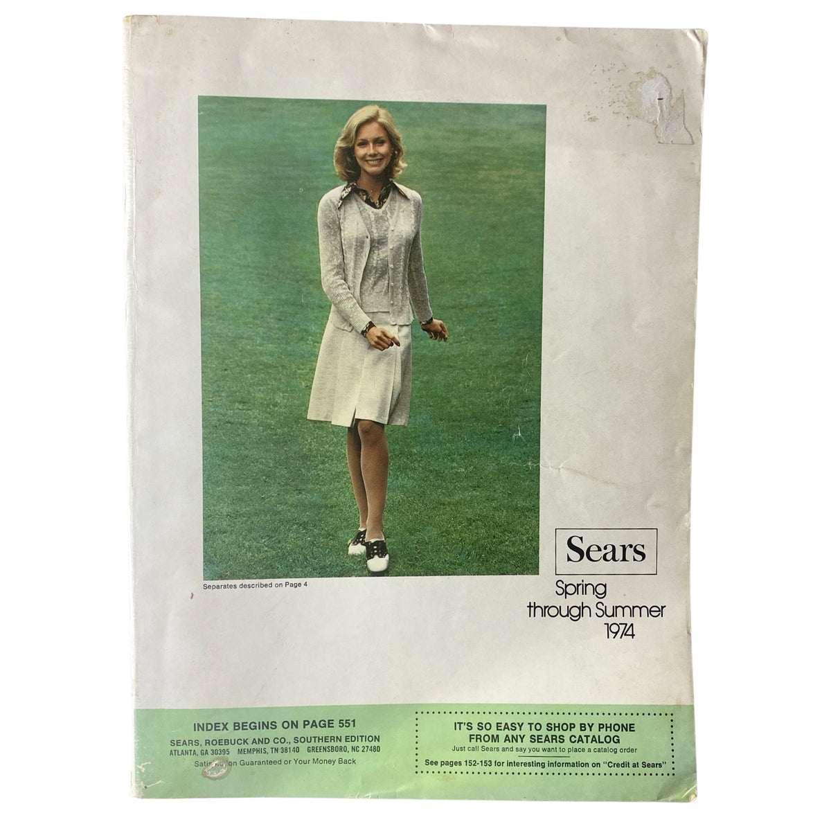 1974 Sears Spring and Summer Catalog