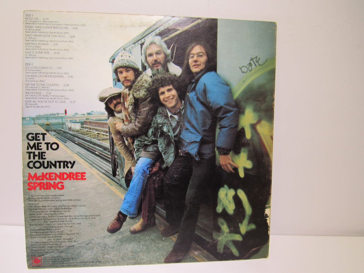 McKendree Spring: Get Me To The Country Pye Records PYE 12108 Stereo LP Grade: G