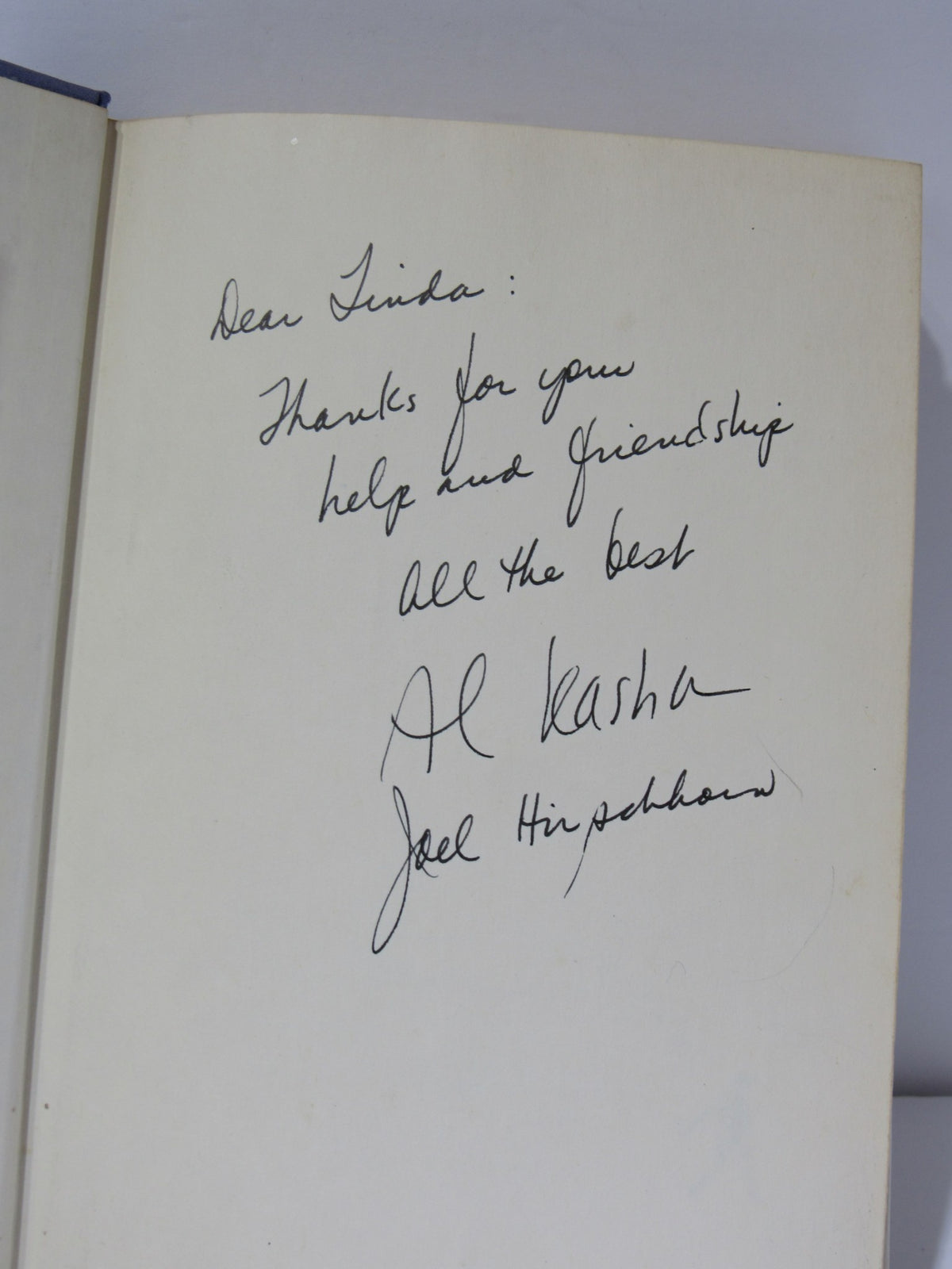 If They Ask You, You Can Write A Song by Al Kasha & Joel Hirschhorn - Signed