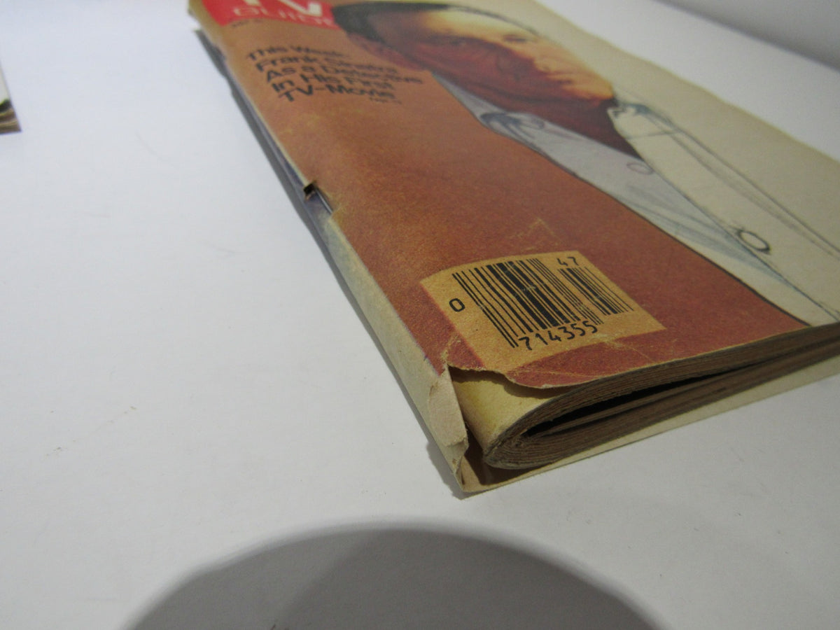 Cover image of a vintage TV Guide magazine showing a portrait of a man, part of the collection of 11 TV Guide Magazines - Fall Preview & Regular Issues.