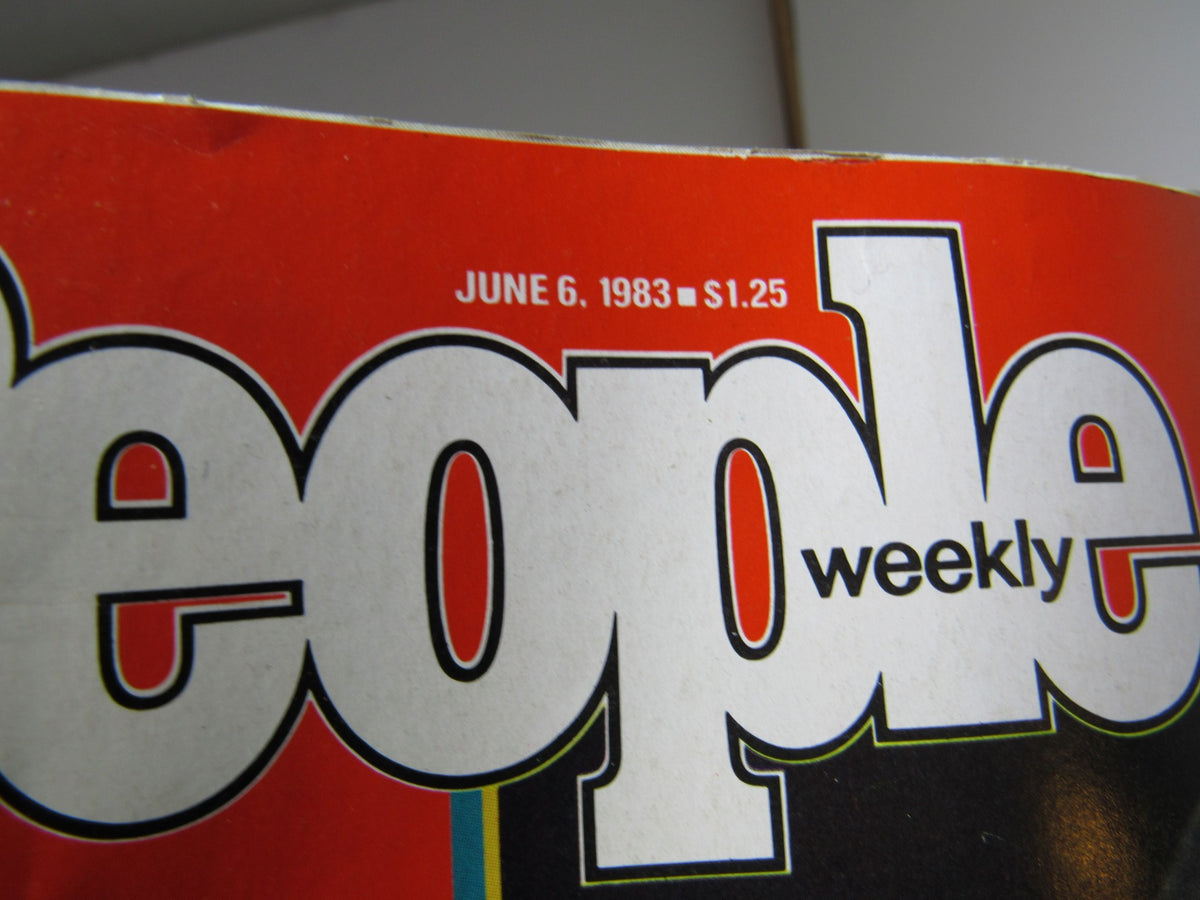 Vintage People Magazine cover dated June 6, 1983, featuring Carrie Fisher as Princess Leia from Star Wars.