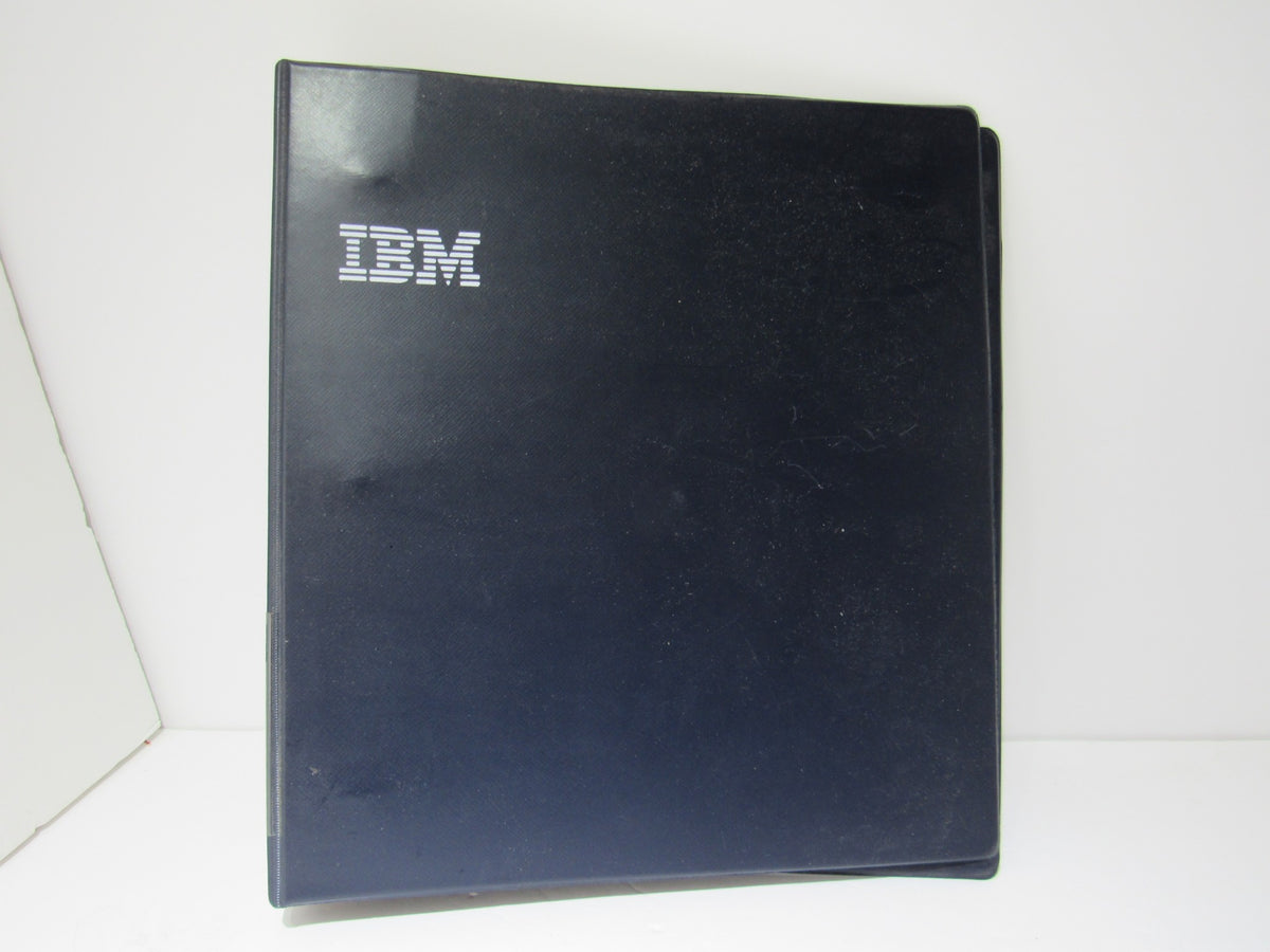 Vintage IBM 3 Ring 2" Black Binder