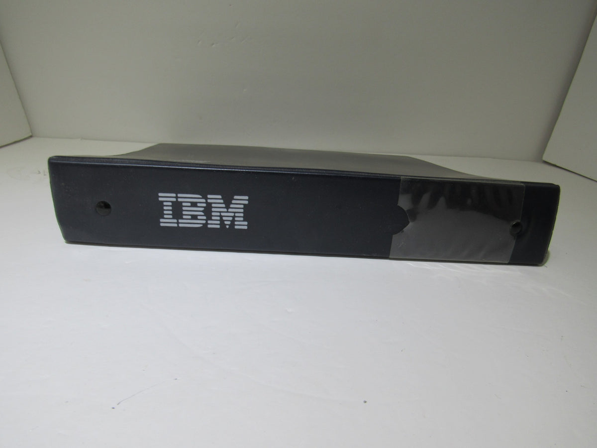 Vintage IBM 3 Ring 2" Black Binder