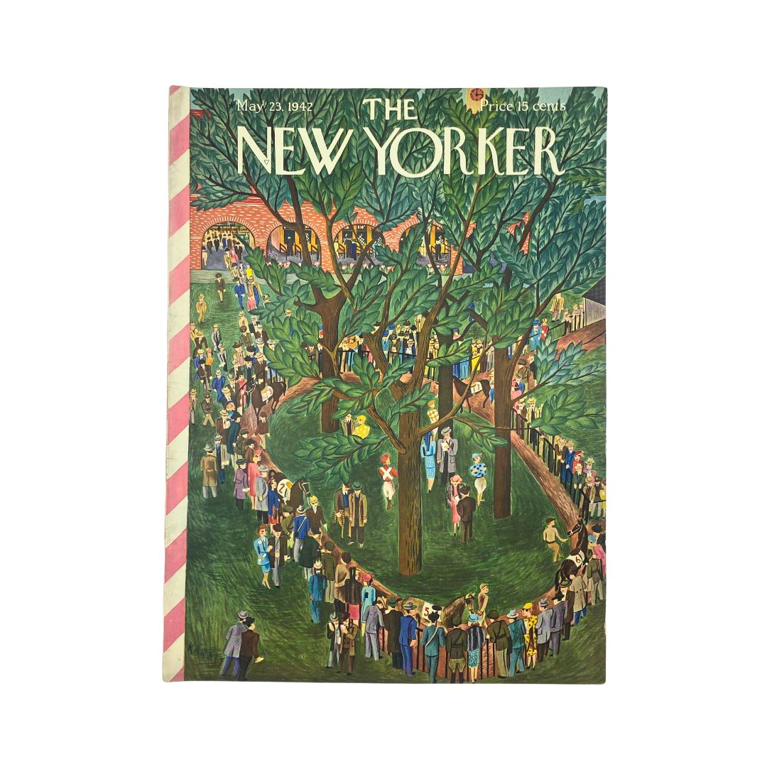The New Yorker, May 23, 1942: Complete magazine with cover artwork by Ilonka Karasz, in VG condition