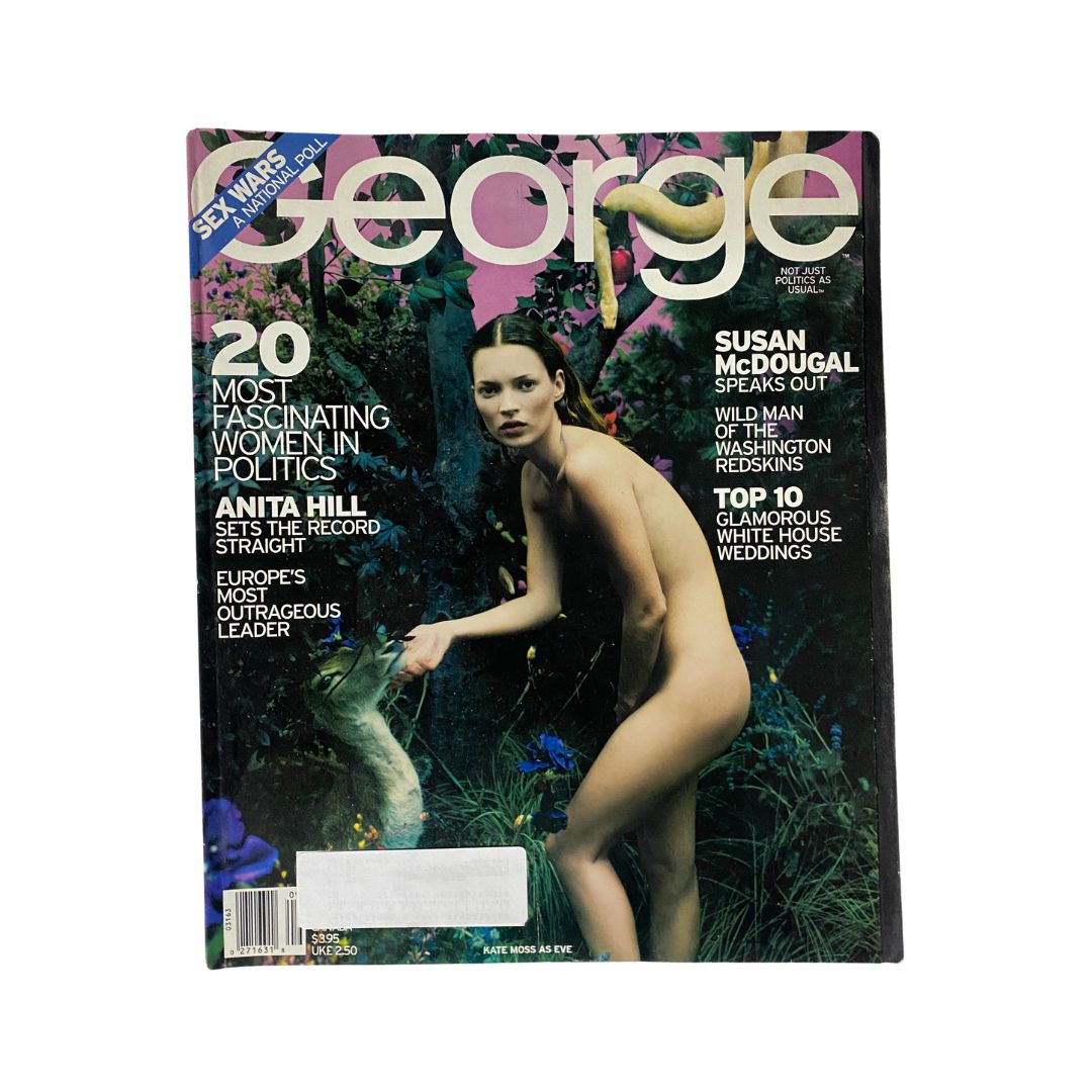 George Magazine, September 1997: Featuring Kate Moss on the cover and Susan McDougal in a featured article, in VG condition