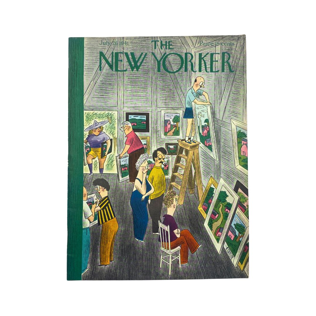 The New Yorker, July 26, 1941: Complete magazine with cover artwork by Richard Taylor, in VG condition