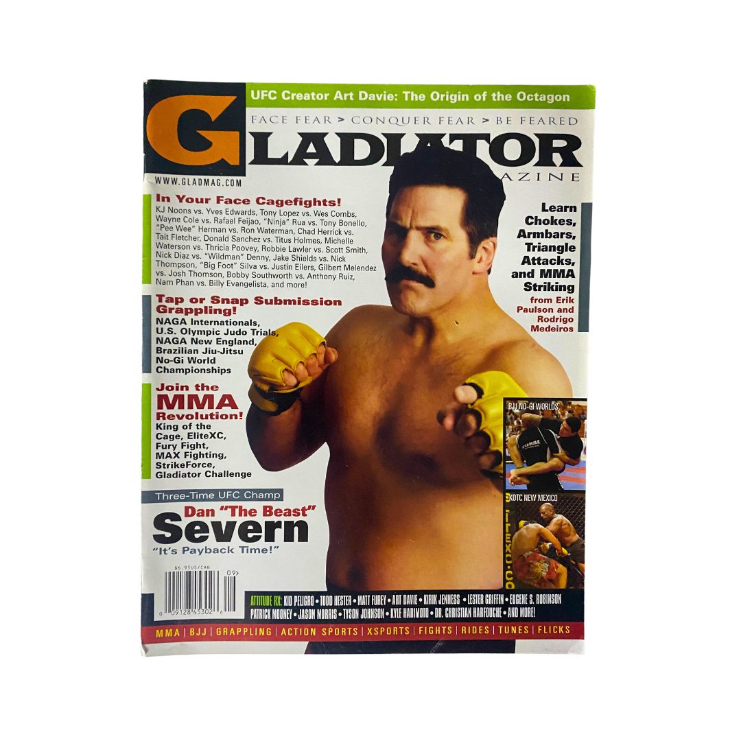 Gladiator Magazine Num. 9 Dan "The Beast" Severn Cover VG No Label