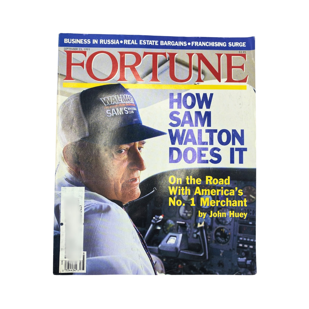 Fortune Magazine September 23, 1991 Sam Walton, America's No. 1 Merchant