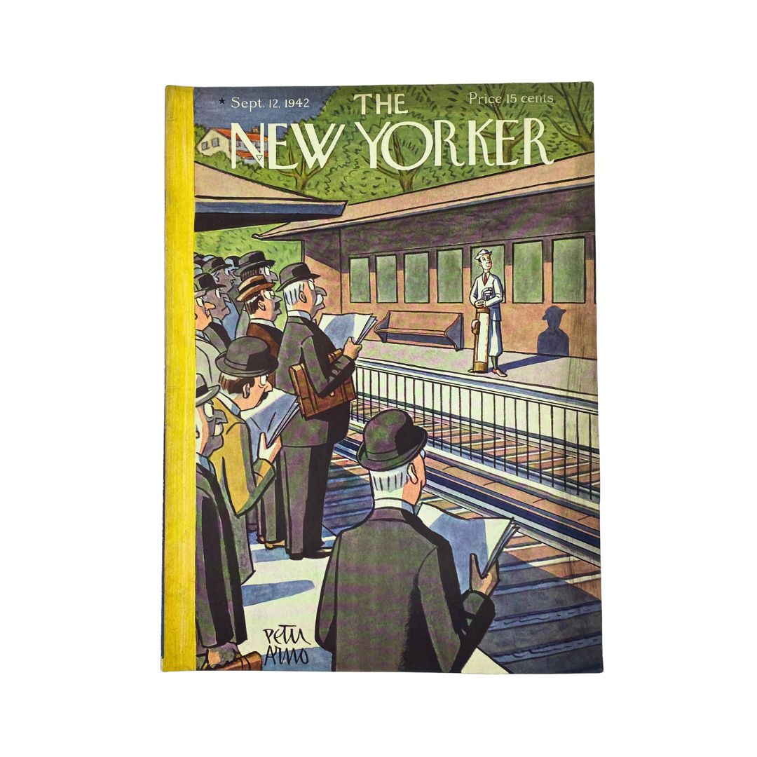 The New Yorker Complete Magazine September 12, 1942 Peter Arno Cover VG