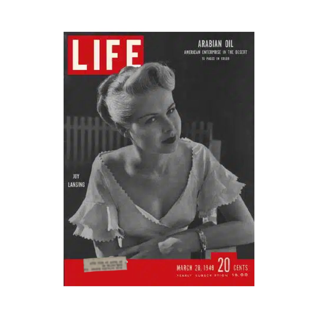 Life Magazine March 28, 1949 Featuring Joi Lansing - Vintage Hollywood Glamour & Historical Insights
