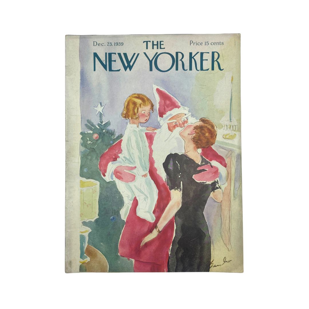 Cover of The New Yorker, December 23, 1939, featuring artwork by Perry Barlow