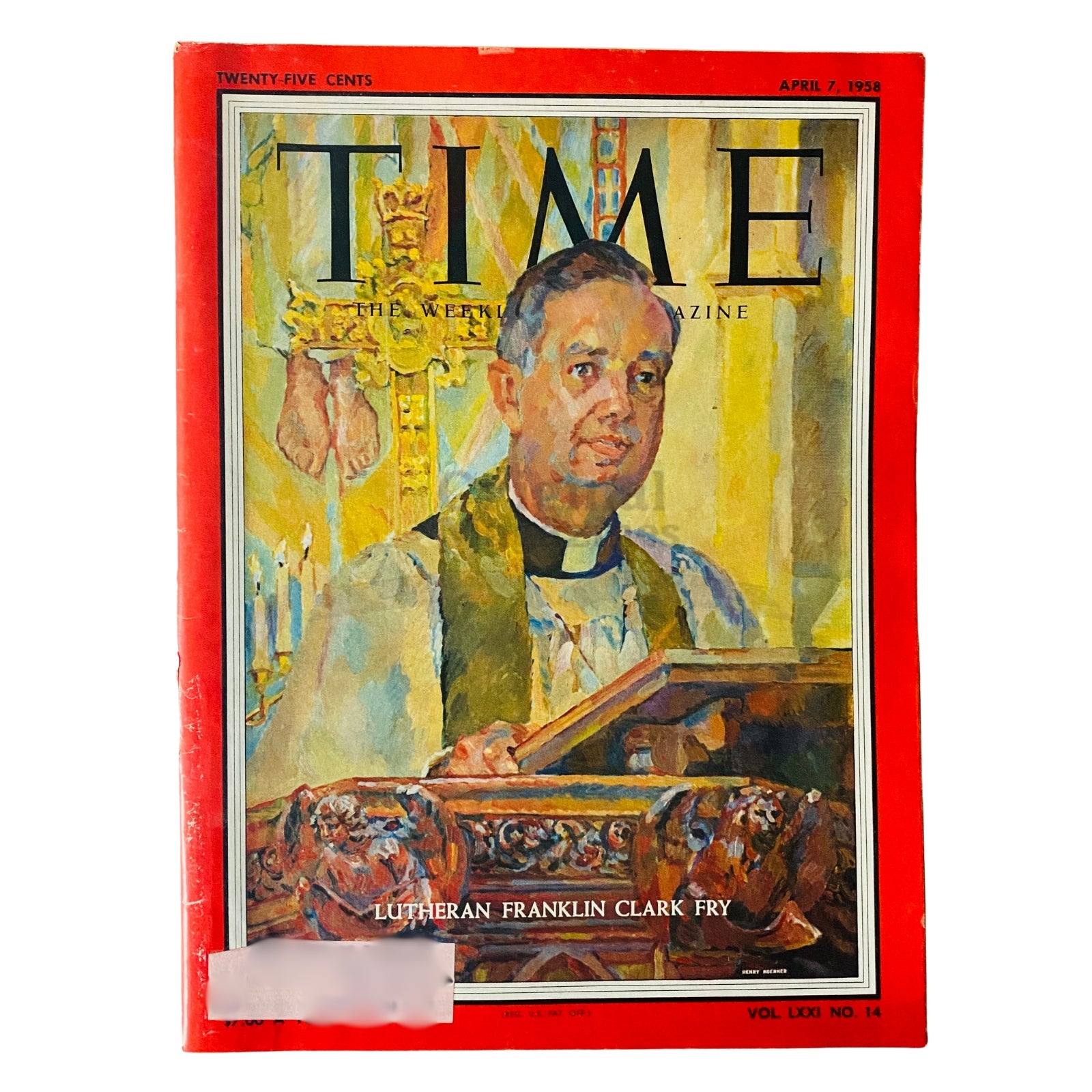 Time Magazine April 7, 1958 Lutheran