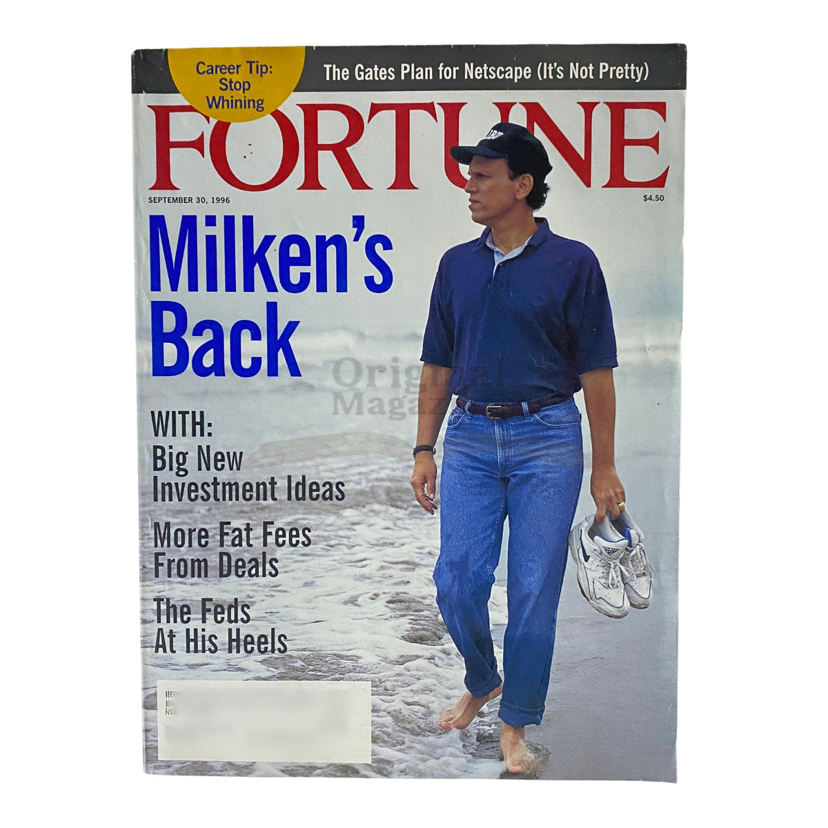 Fortune Magazine September 30, 1996 Michael Milken Cover VG