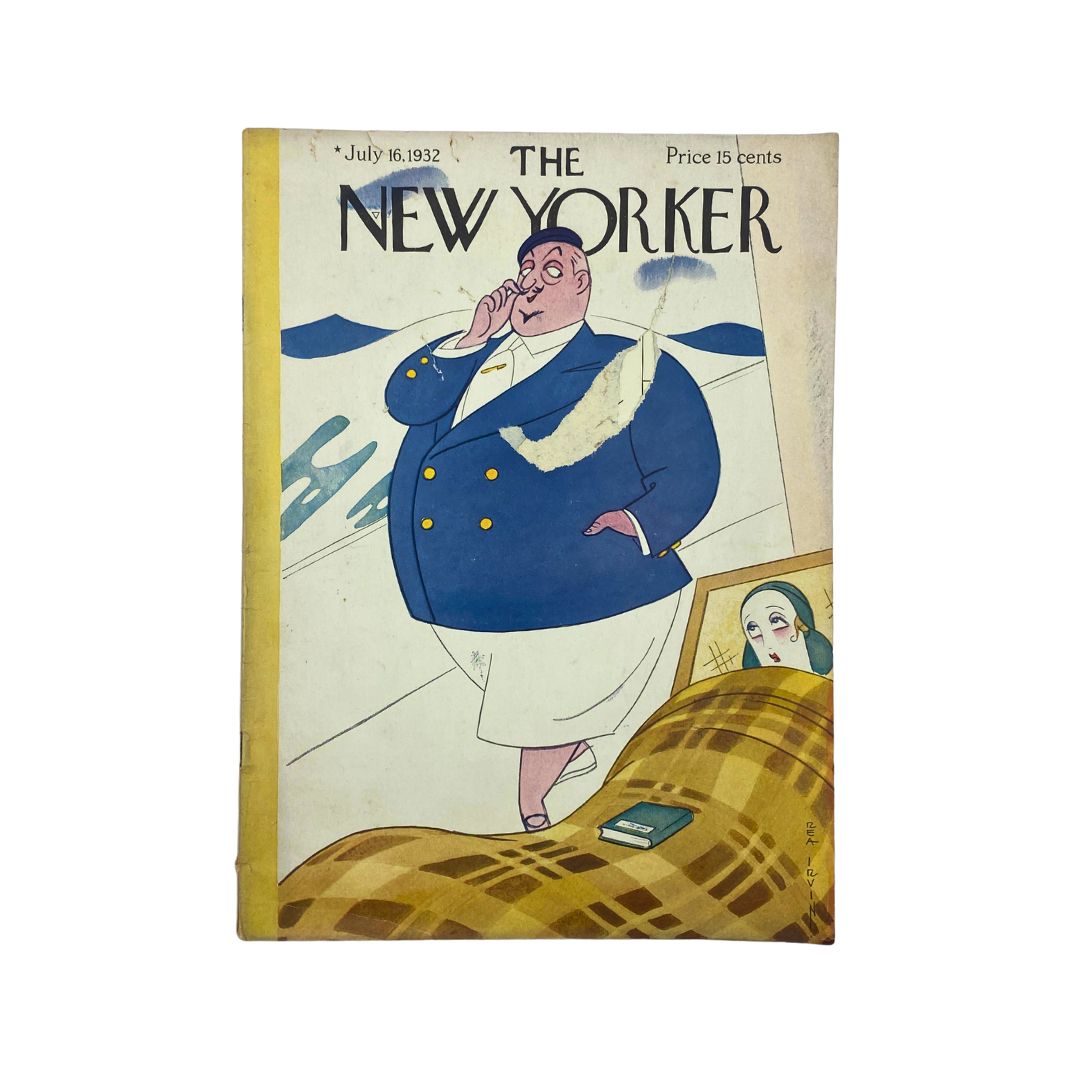 Cover of The New Yorker, July 16, 1932, featuring artwork by Rea Irvin