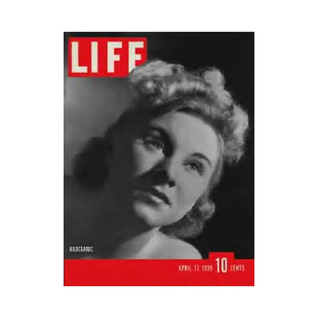 Life Magazine April 17, 1939 Featuring Hildegarde Loretta Sell - Vintage American History