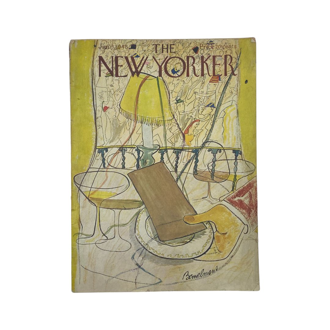 The New Yorker Complete Magazine January 3, 1948 Ludwig Bemelmans Cover