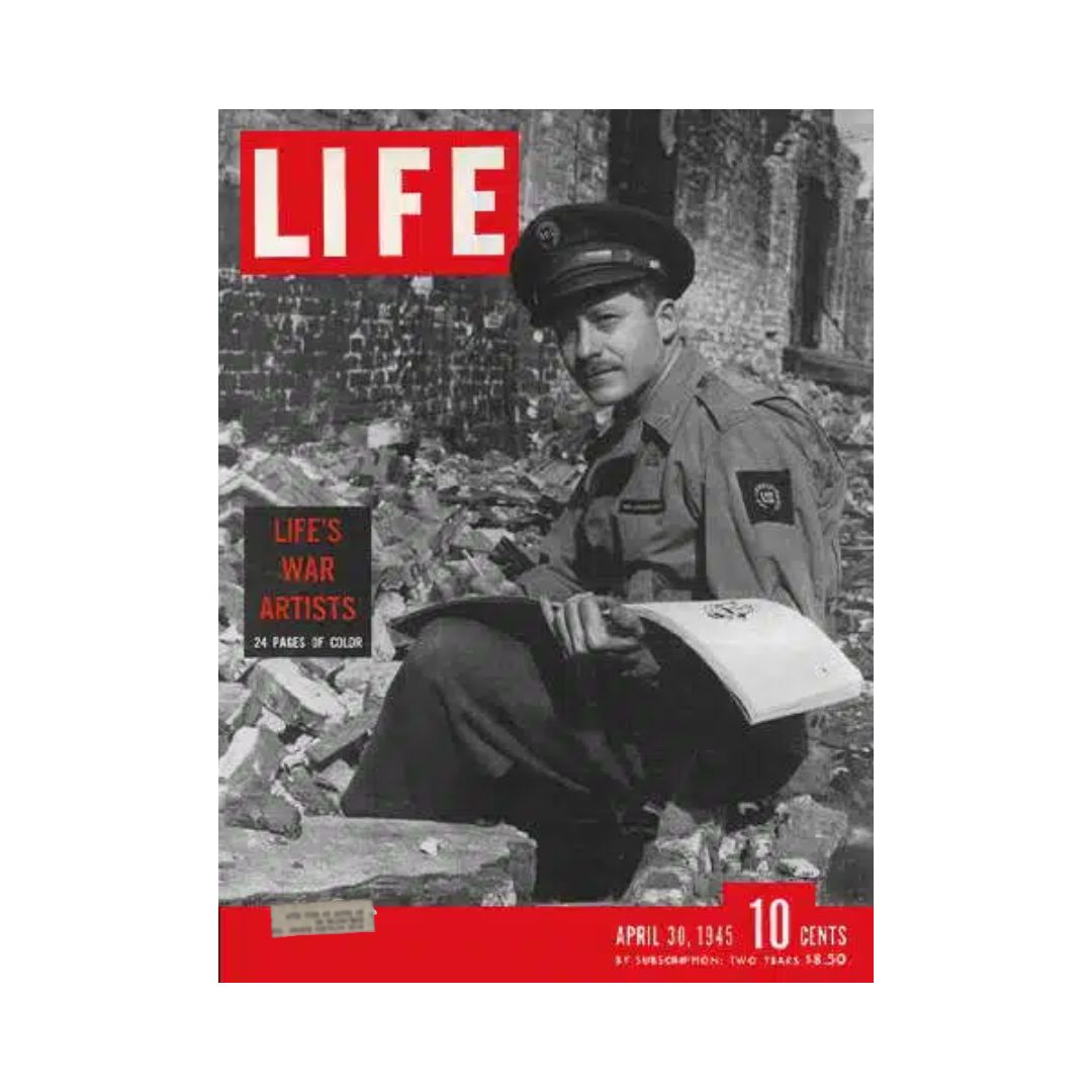 Life Magazine April 30, 1945 - Historical Insights from Life's War Artists, Truman's First Week
