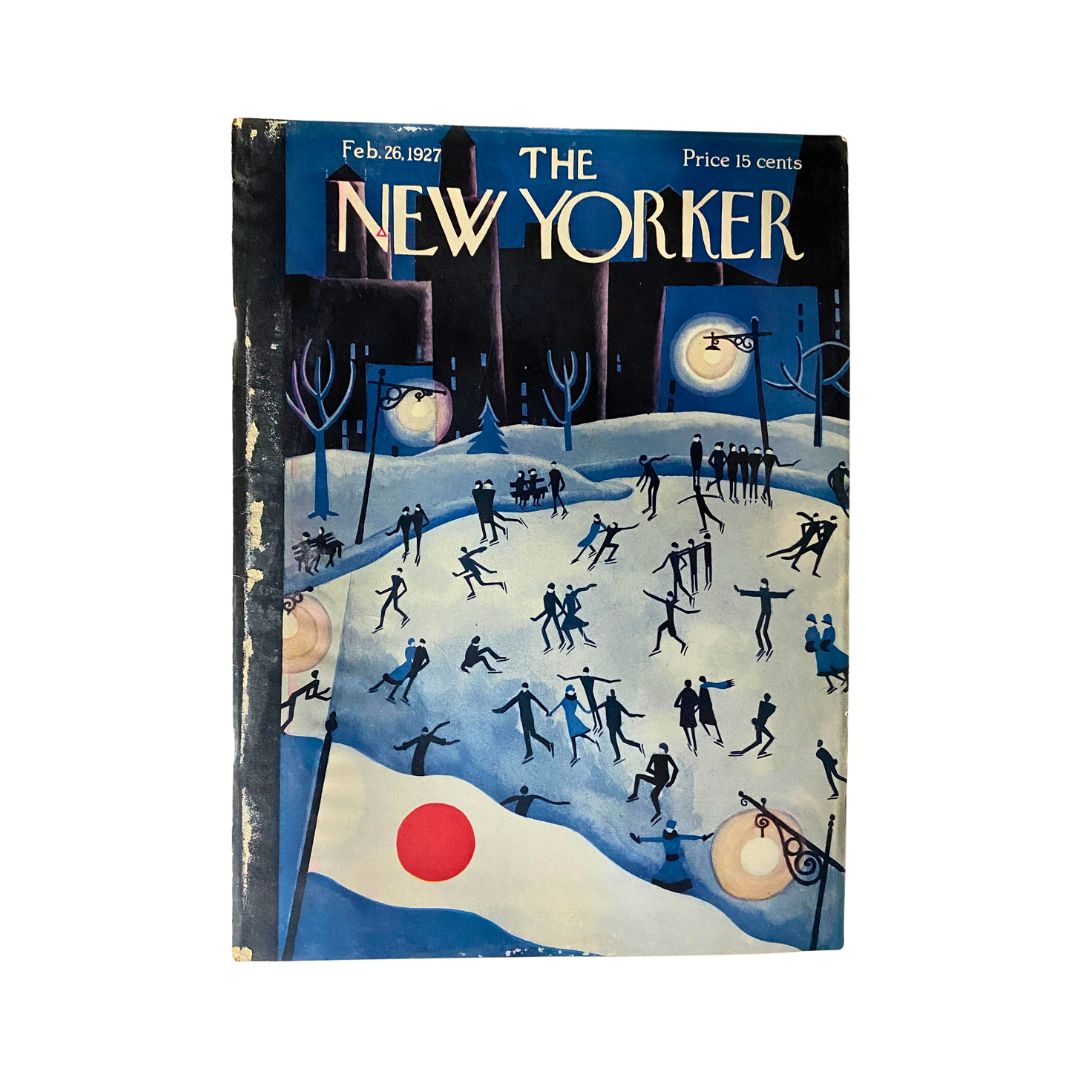 Cover of The New Yorker, February 26, 1927, featuring artwork by Ilonka Karasz
