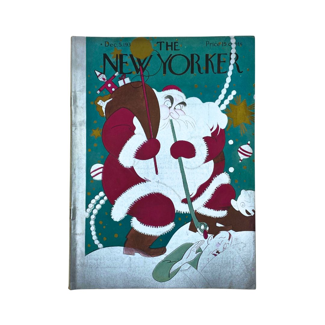 Cover of The New Yorker, December 5, 1931, featuring artwork by Rea Irvin, in very good (VG) condition