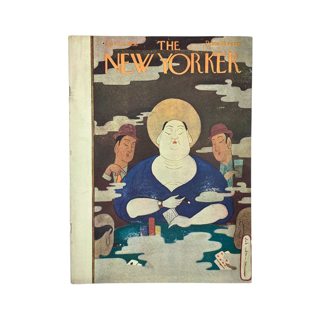 Cover of The New Yorker, April 5, 1930, featuring Rea Irvin