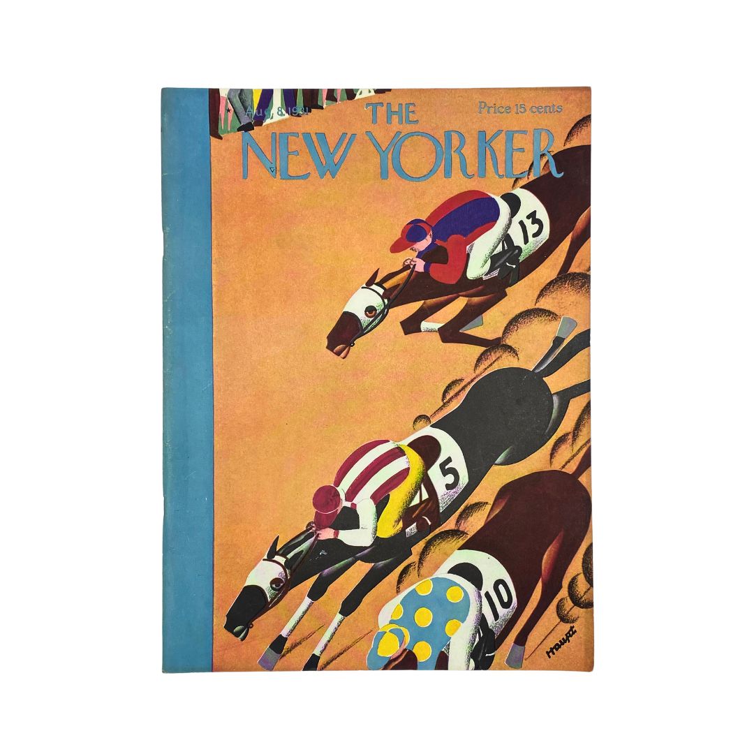 Cover of The New Yorker, August 8, 1931, featuring artwork by Theodore Haupt, in very good (VG) condition