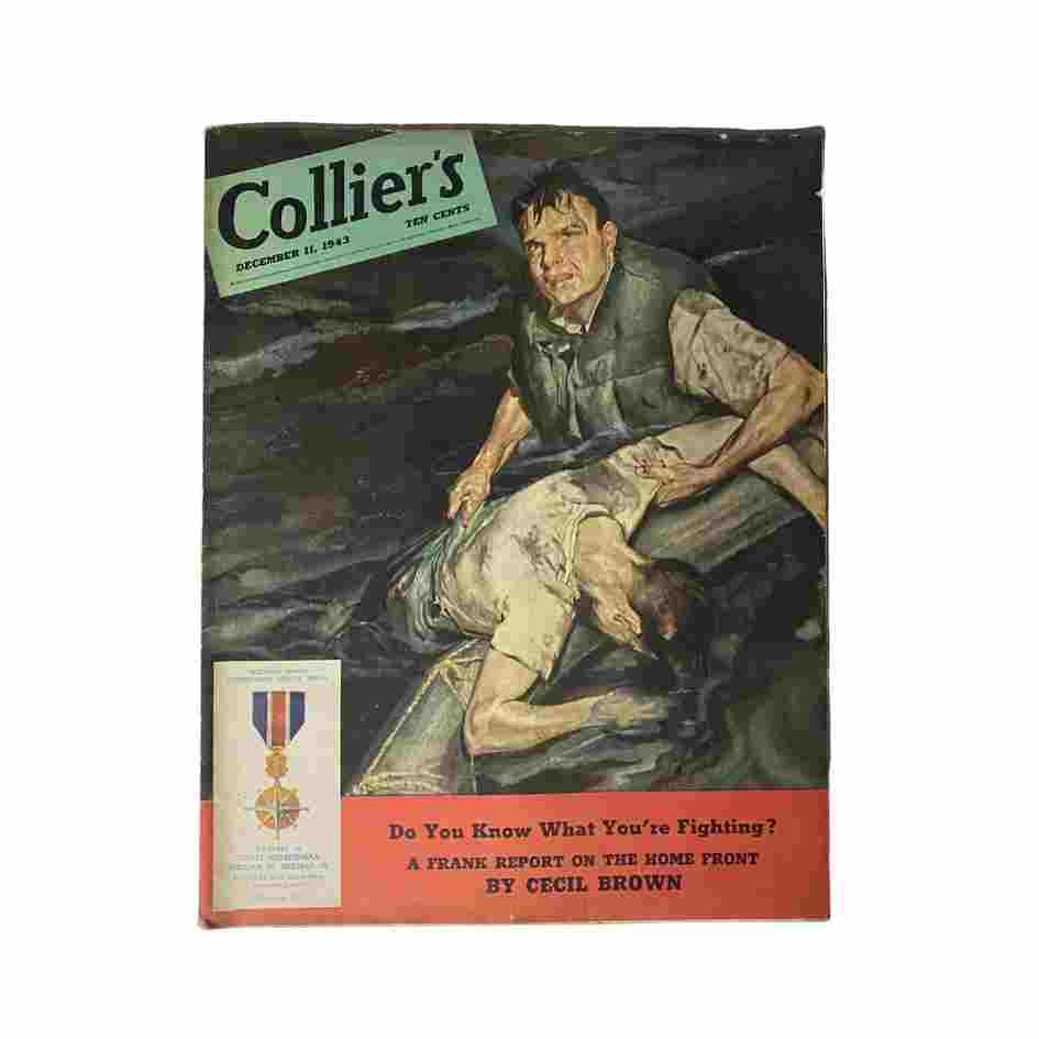 Vintage Collier's Magazine December 11, 1943 A Frank Report on The Home Front