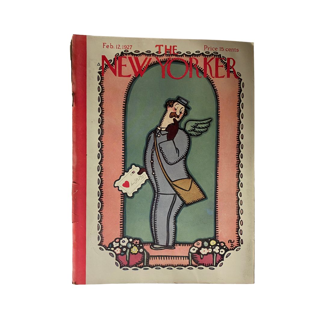 Cover of The New Yorker, February 12, 1927, featuring artwork by Rea Irvin