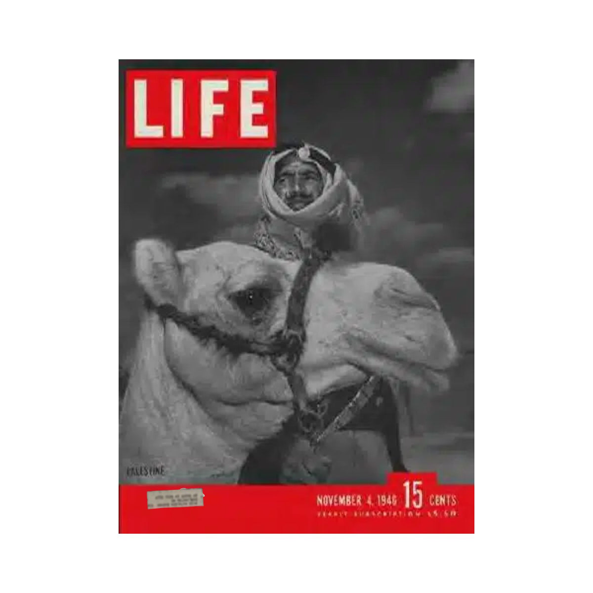Life Magazine November 4, 1946: Middle East Palestine Photo Essay & Queen Elizabeth Arrival