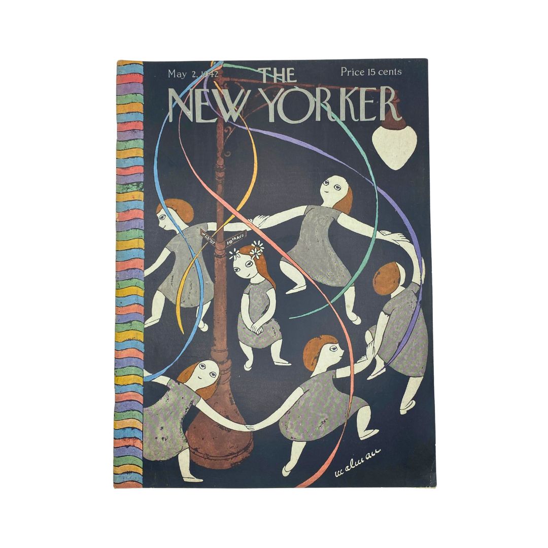 The New Yorker, May 2, 1942: Complete magazine with cover artwork by Christina Malman, in VG condition